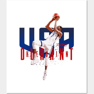 Kevin Durant USA Posters and Art